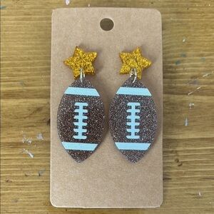 🍭 Football Earrings